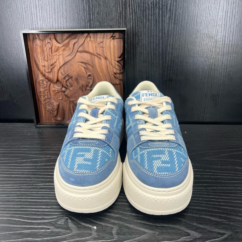 99新 芬迪 fendi match 淺藍色胖丁 厚底鞋 碼數 37.5-9