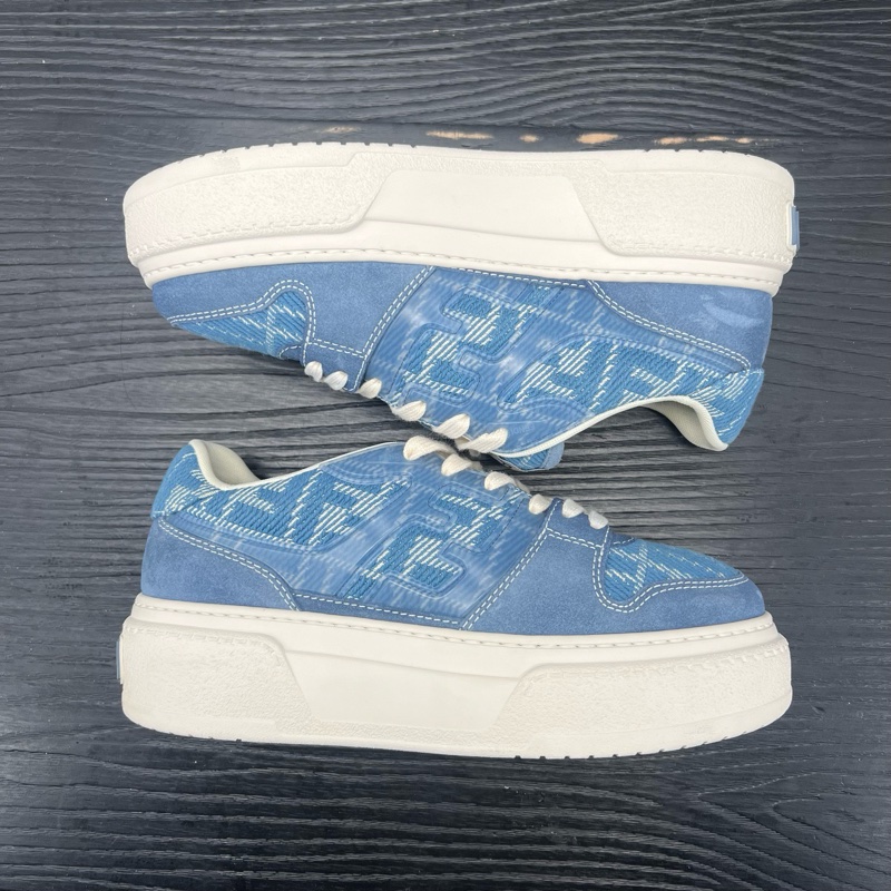 99新 芬迪 fendi match 淺藍色胖丁 厚底鞋 碼數 37.5-12