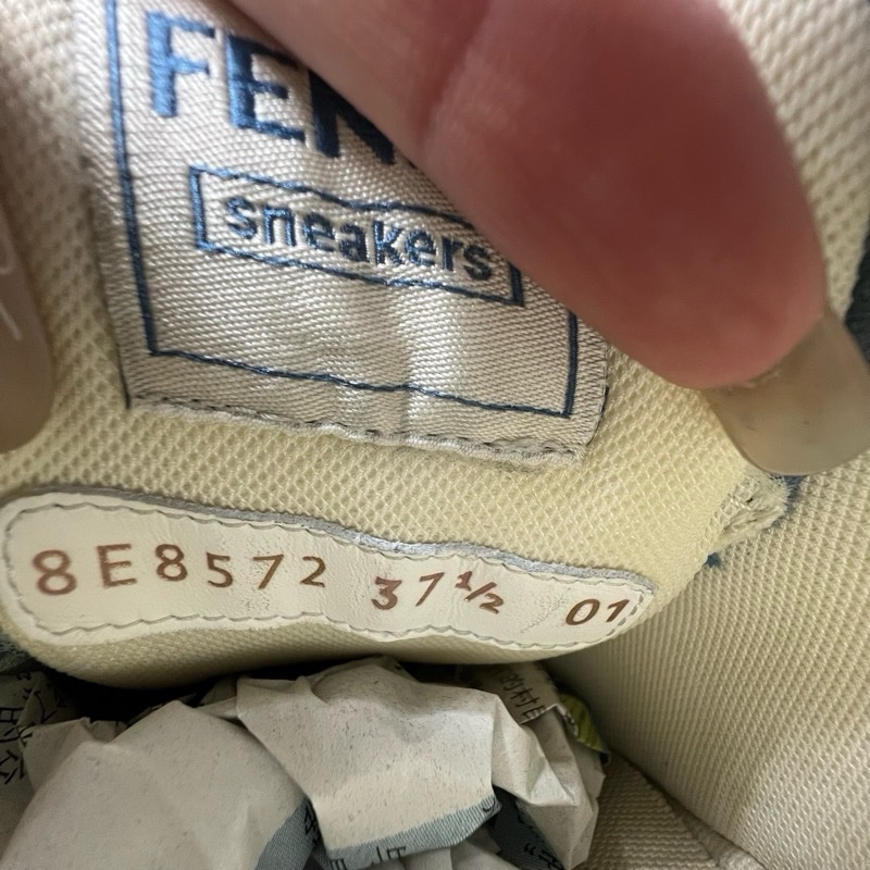 99新 芬迪 fendi match 淺藍色胖丁 厚底鞋 碼數 37.5-14