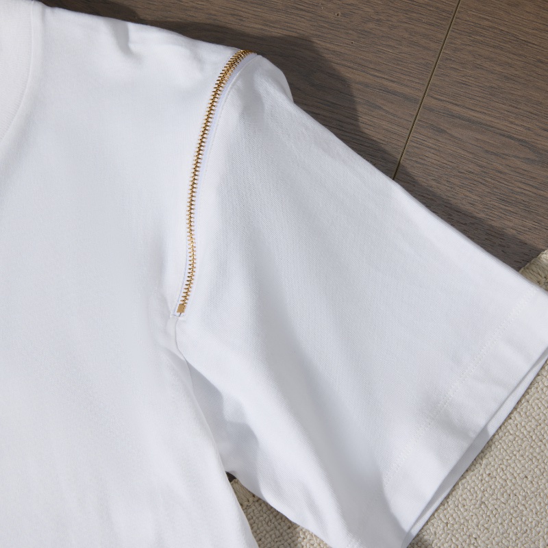 ❤️LV 鎖鏈裝飾T恤 肩部拉鏈可調節造型-3