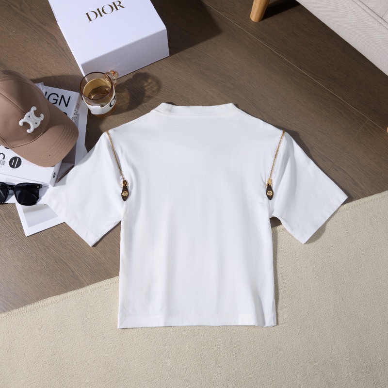 ❤️LV 鎖鏈裝飾T恤 肩部拉鏈可調節造型-7