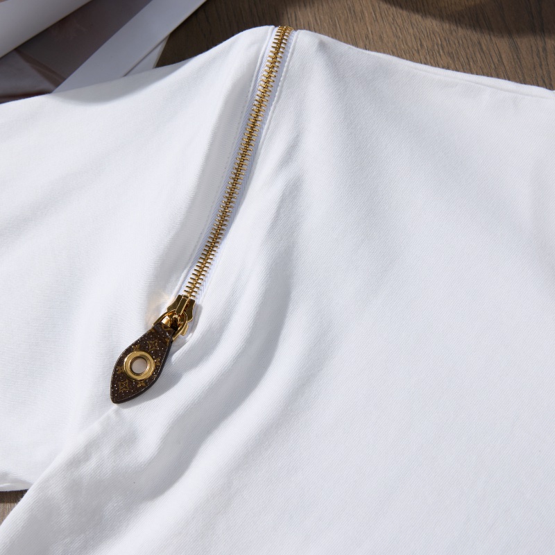 ❤️LV 鎖鏈裝飾T恤 肩部拉鏈可調節造型-8