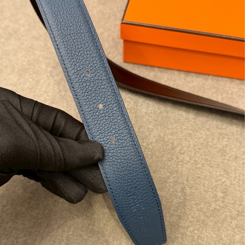 愛馬仕雙面皮帶-1