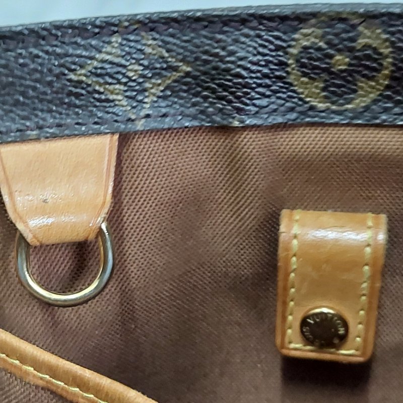 LV Vivian 🌈實品拍照🌈 薇薇安M51172(9成新)小號 菜籃子 手提包 單肩包-54