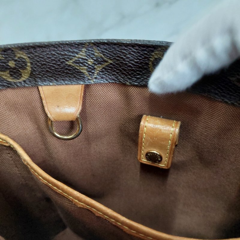 LV Vivian 🌈實品拍照🌈 薇薇安M51172(9成新)小號 菜籃子 手提包 單肩包-55