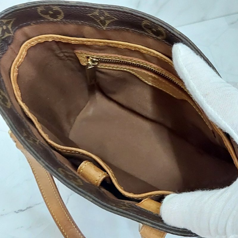 LV Vivian 🌈實品拍照🌈 薇薇安M51172(9成新)小號 菜籃子 手提包 單肩包-72