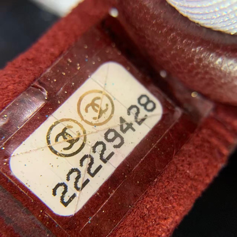 二手Chanel香奈兒黑銀牛皮購物袋，射22開-7