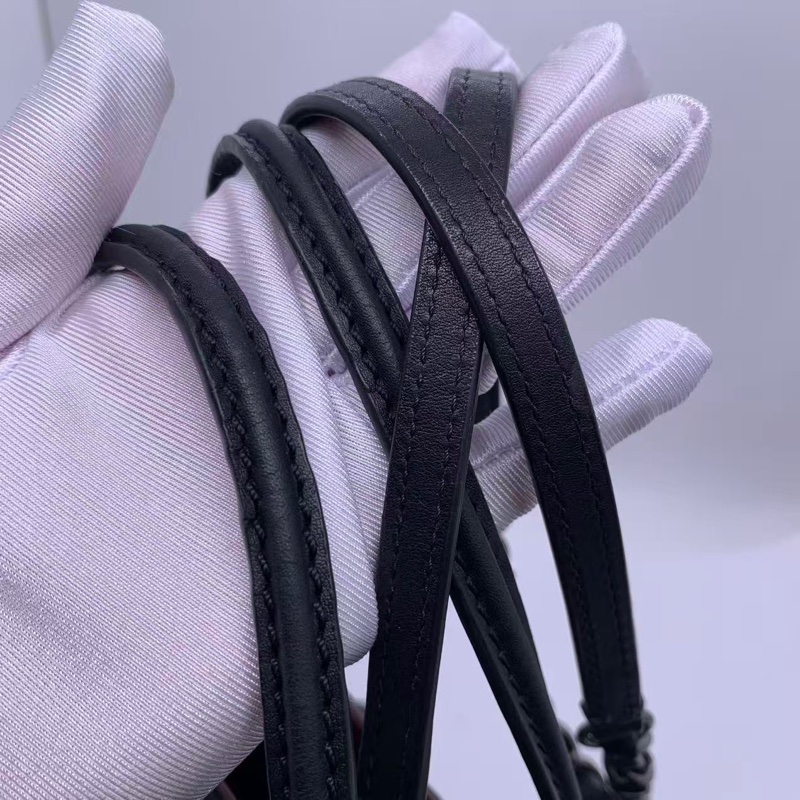 二手Chanel香奈兒黑銀牛皮購物袋，射22開-9