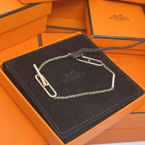 hermes 愛馬仕 玫瑰金 豬鼻子 手鍊，sh號，腕周15cm內都🉑️