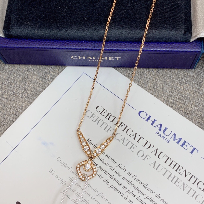 Chaumet尚美約瑟芬加冕愛系列玫瑰金鑽石項鍊 2018年購入-2
