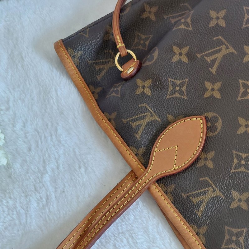 LV Neverfull MM 🌈現品實拍🌈中款 老花  托特包 ~二手約88成新-42