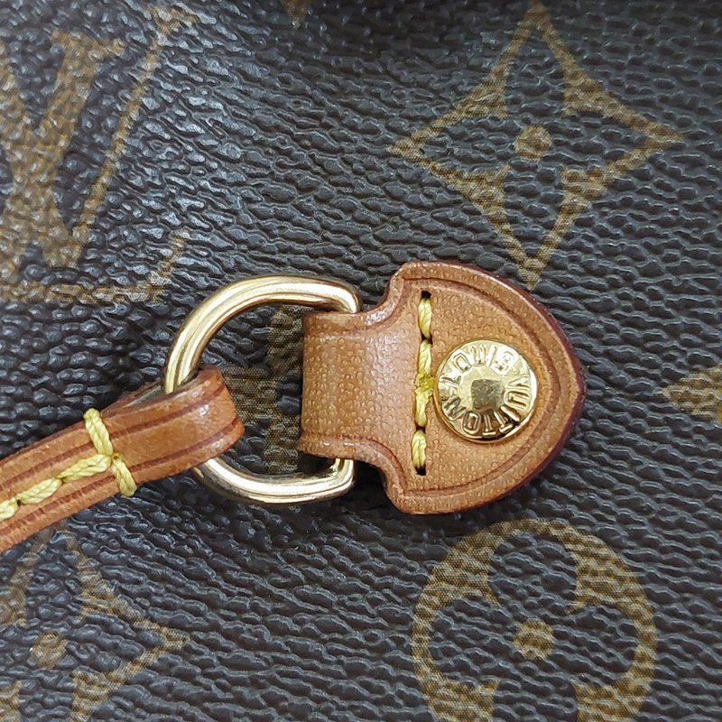 LV Neverfull MM 🌈現品實拍🌈中款 老花  托特包 ~二手約88成新-52