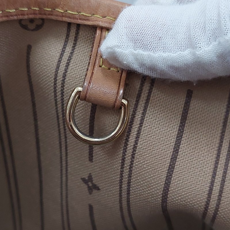 LV Neverfull MM 🌈現品實拍🌈中款 老花  托特包 ~二手約88成新-54