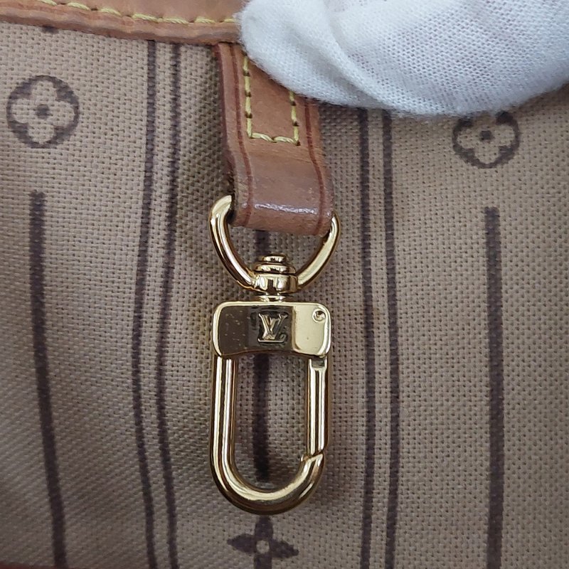 LV Neverfull MM 🌈現品實拍🌈中款 老花  托特包 ~二手約88成新-55