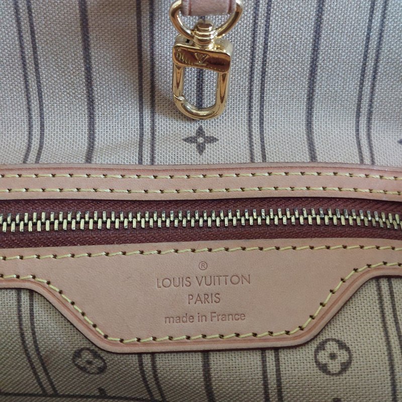 LV Neverfull MM 🌈現品實拍🌈中款 老花  托特包 ~二手約88成新-58