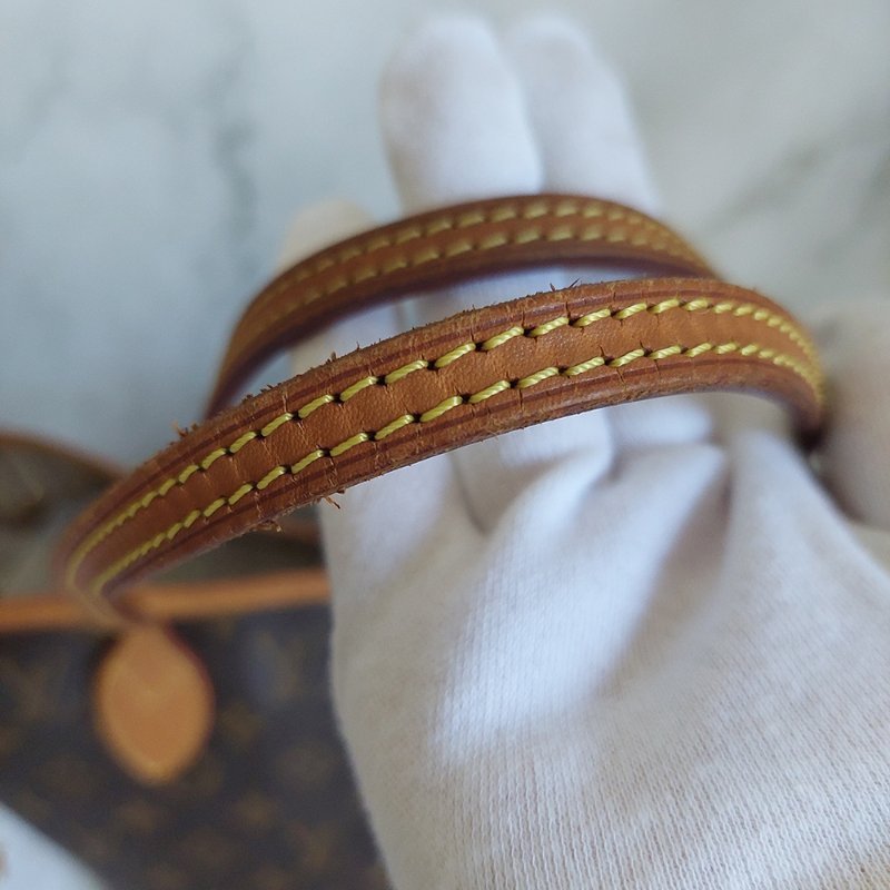 LV Neverfull MM 🌈現品實拍🌈中款 老花  托特包 ~二手約88成新-75