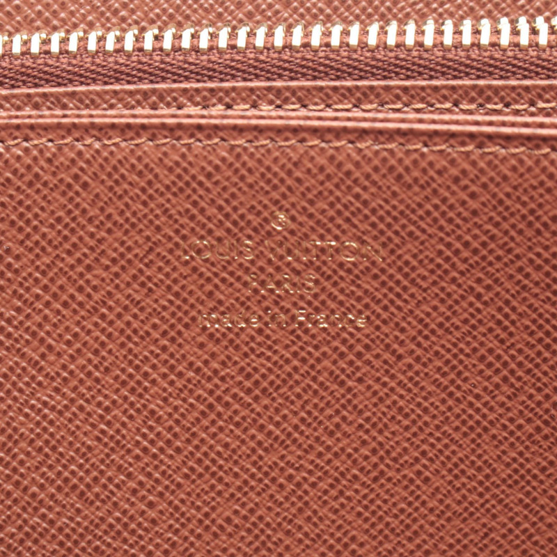 路易威登 Zippy around 長版皮夾 M42616 Monogram 帆布 棕色 二手 男女通用-3