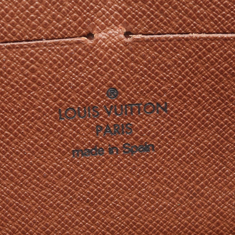 路易威登 Zippy Around 長版皮夾 M60017 Monogram 帆布 棕色 二手-3