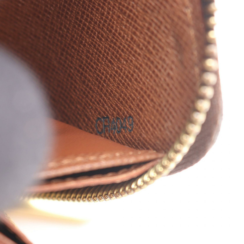路易威登 Zippy Around 長版皮夾 M60017 Monogram 帆布 棕色 二手-4
