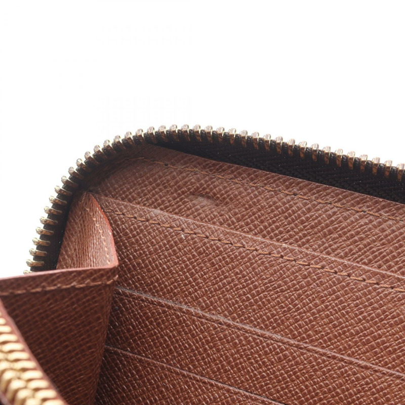 路易威登 Zippy Around 長版皮夾 M60017 Monogram 帆布 棕色 二手-6