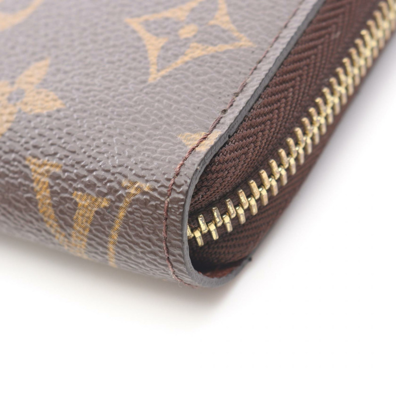 路易威登 Zippy Around 長版皮夾 M60017 Monogram 帆布 棕色 二手-10