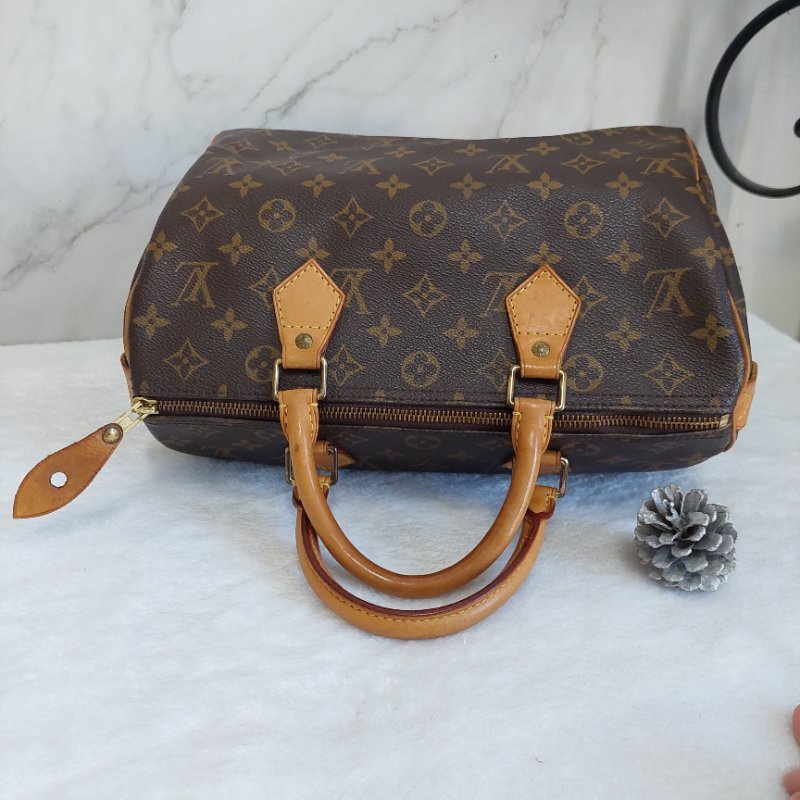 LV SPEEDY 30  M41526   🌈現品實拍🌈 波士頓包~二手品-13
