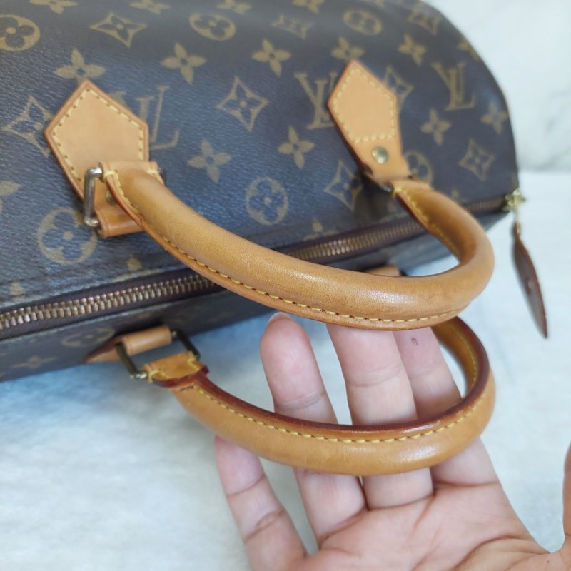 LV SPEEDY 30  M41526   🌈現品實拍🌈 波士頓包~二手品-17