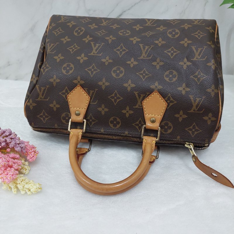 LV SPEEDY 30  M41526   🌈現品實拍🌈 波士頓包~二手品-21