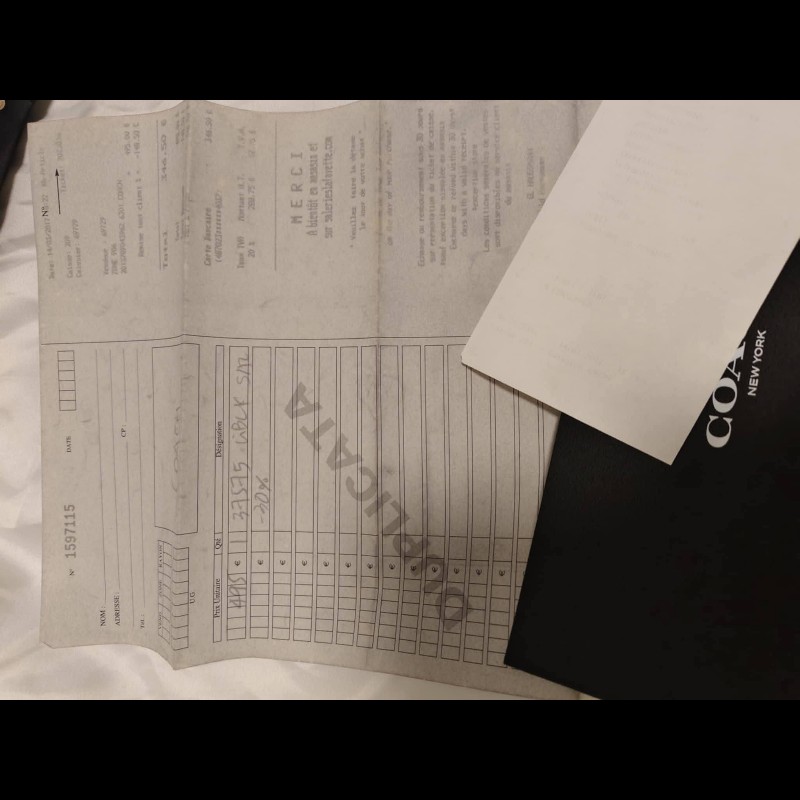 coach包 荔枝皮 國外購入 沒使用過-3