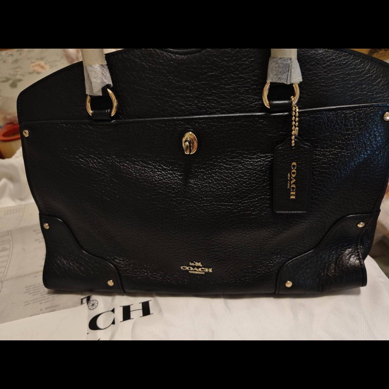 coach包 荔枝皮 國外購入 沒使用過-8