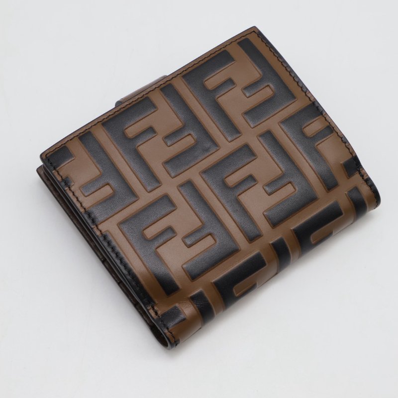 FENDI 經典FF雙折短夾-1