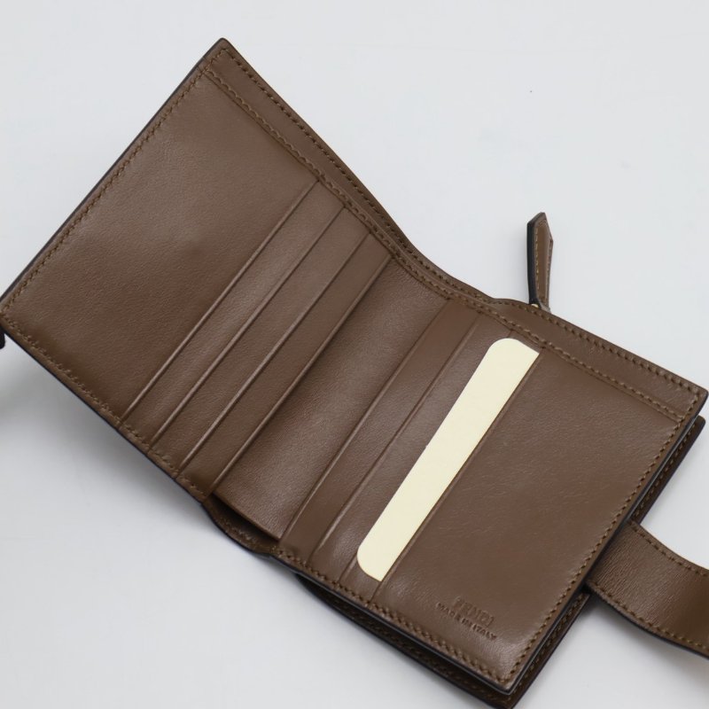 FENDI 經典FF雙折短夾-2