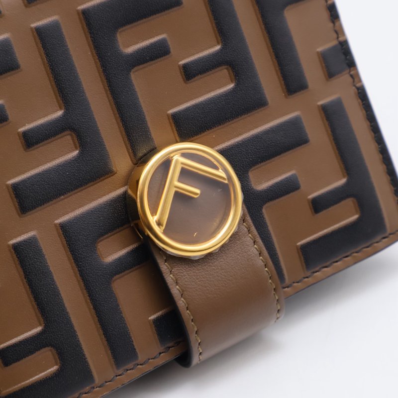 FENDI 經典FF雙折短夾-5