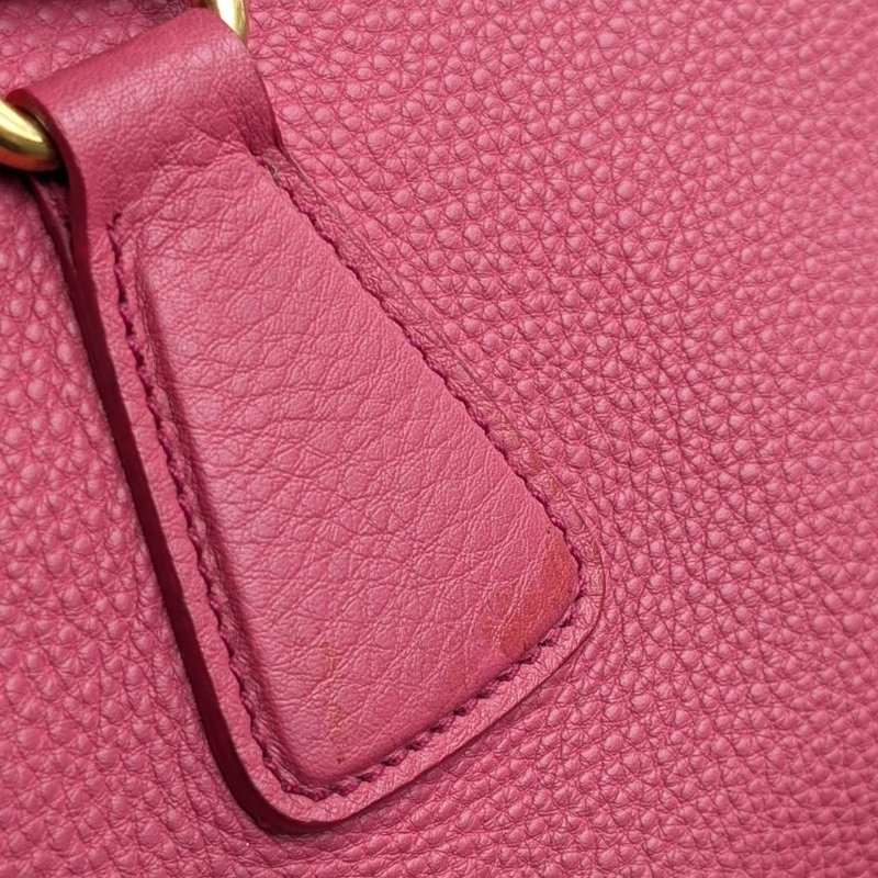 Prada Vitello Daino Tote 桃粉色三用包-13