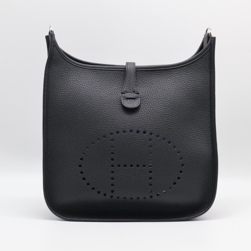 HERMES Evelyne 29 - 黑銀 K-0