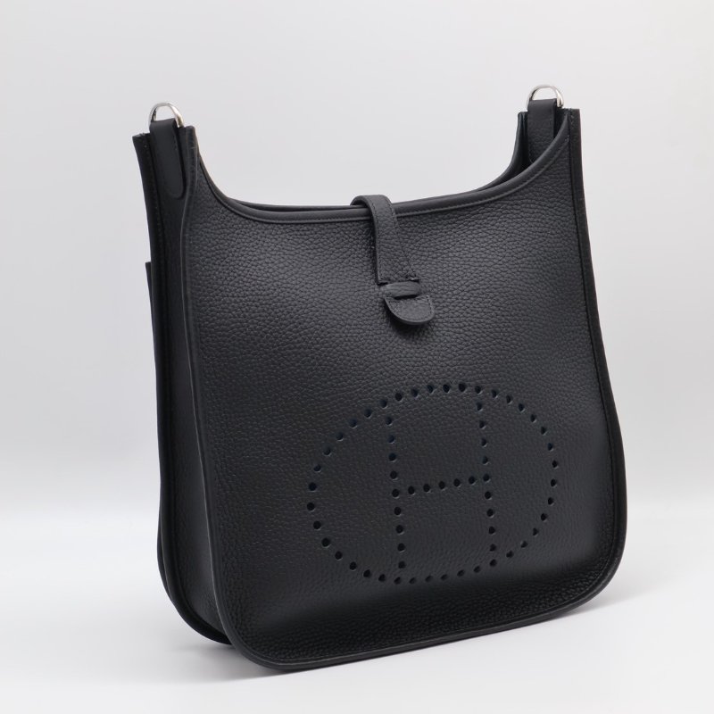 HERMES Evelyne 29 - 黑銀 K-1