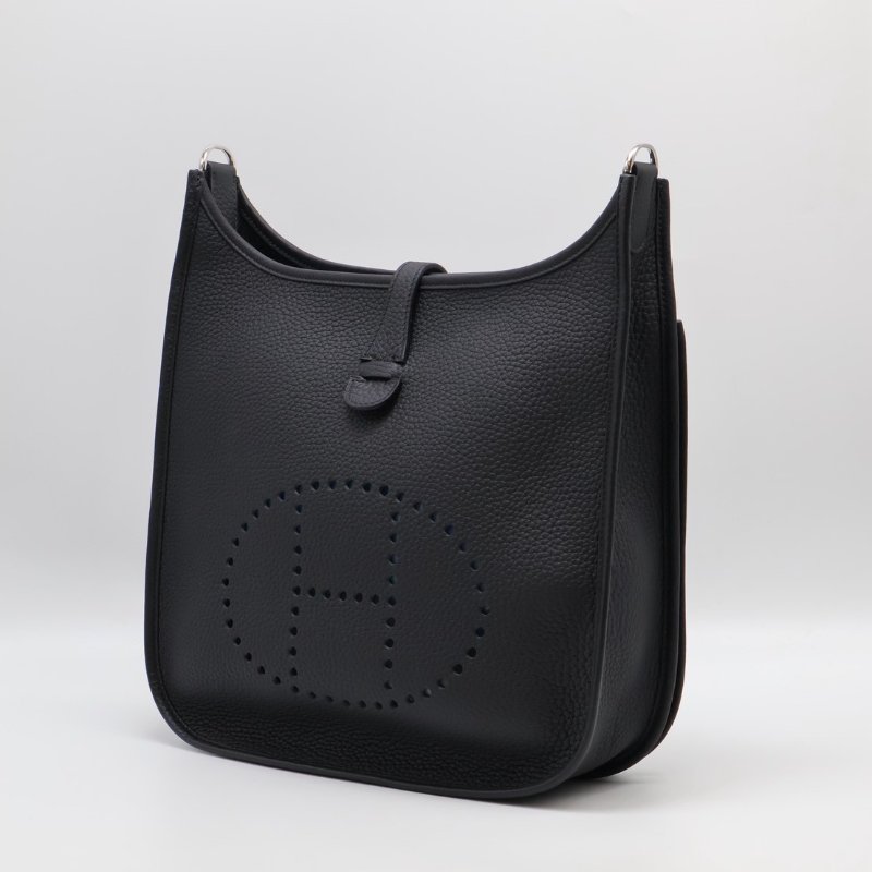 HERMES Evelyne 29 - 黑銀 K-2