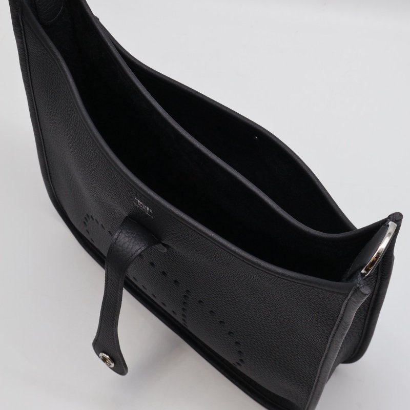 HERMES Evelyne 29 - 黑銀 K-4