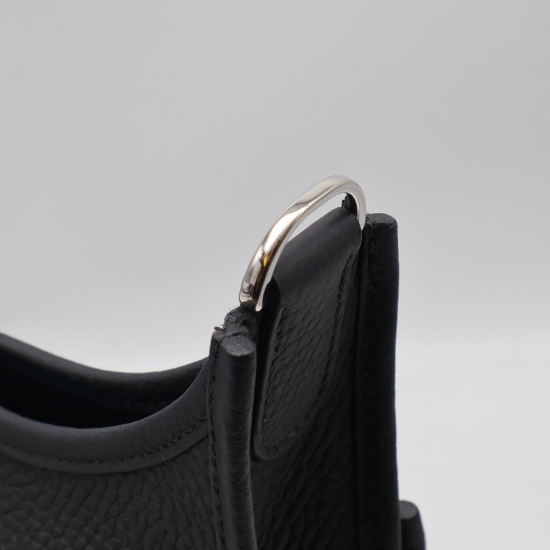 HERMES Evelyne 29 - 黑銀 K-6