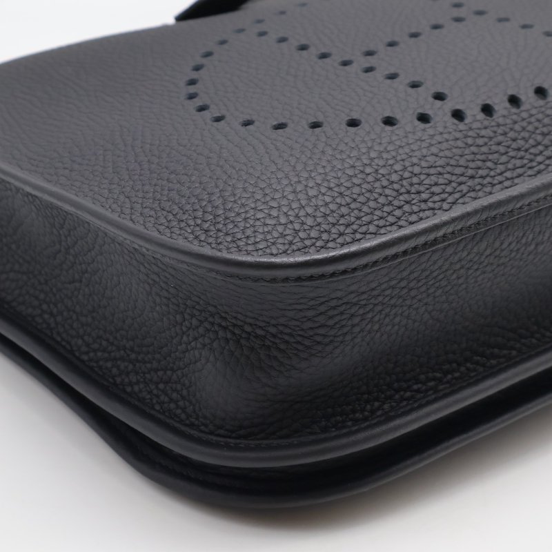 HERMES Evelyne 29 - 黑銀 K-14