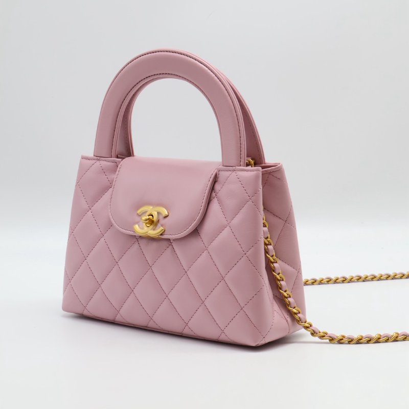 CHANEL Mini kelly - 粉金-2