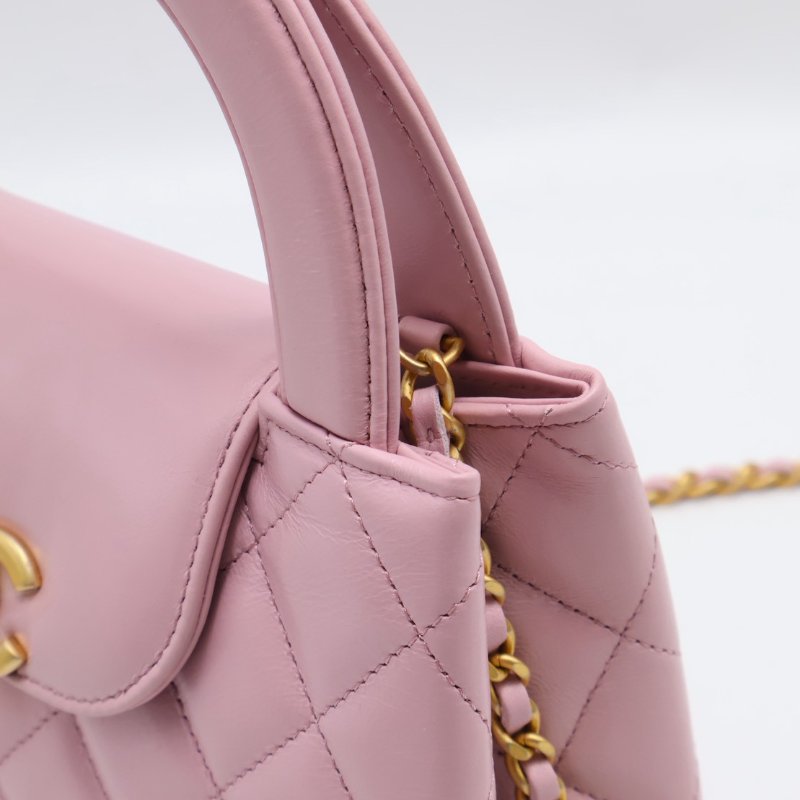 CHANEL Mini kelly - 粉金-6