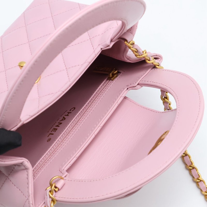 CHANEL Mini kelly - 粉金-8