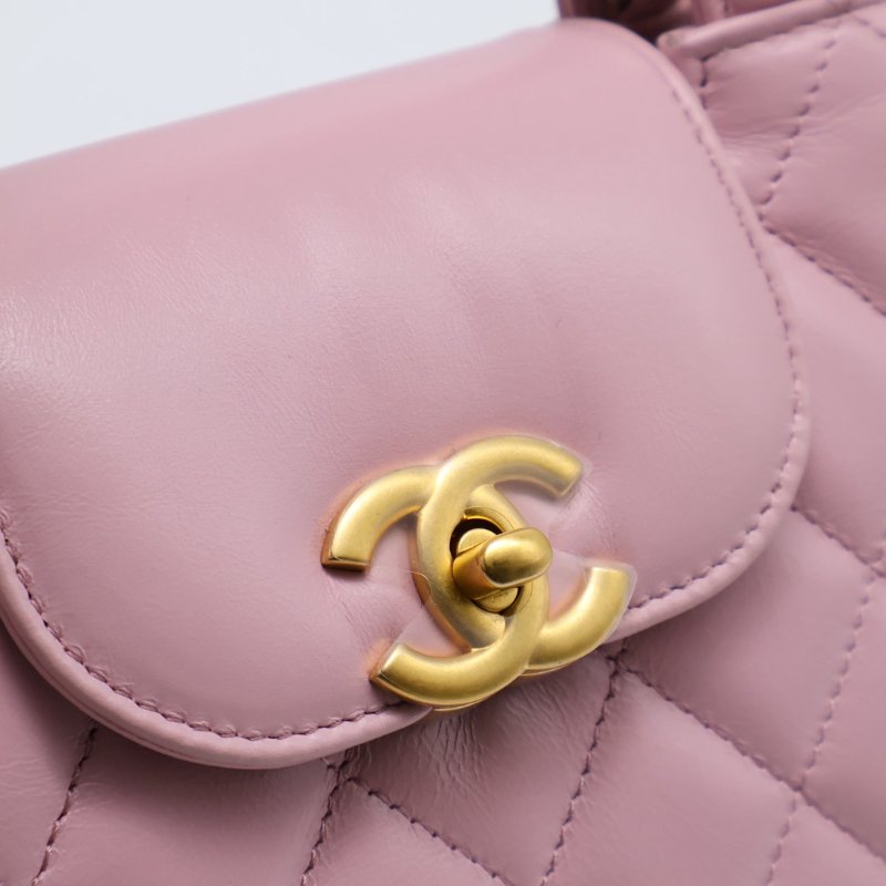CHANEL Mini kelly - 粉金-11