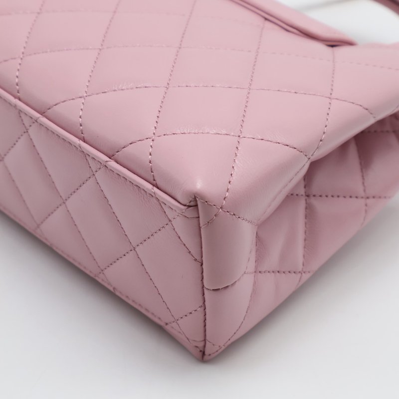 CHANEL Mini kelly - 粉金-15