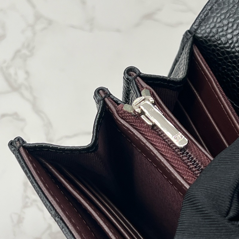 香緹國際精品 853 Chanel cf長夾 荔枝牛-6