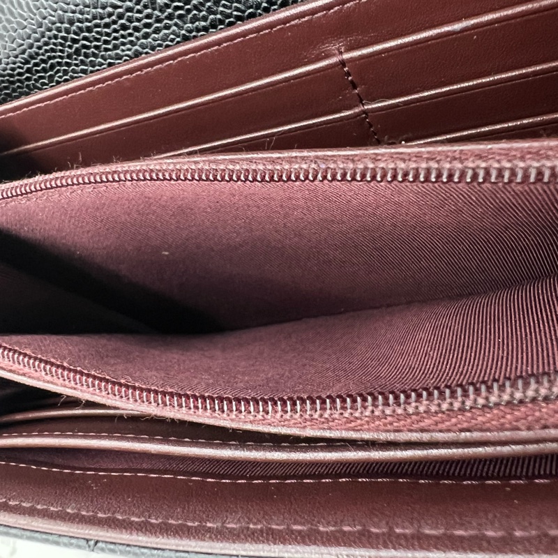 香緹國際精品 853 Chanel cf長夾 荔枝牛-8