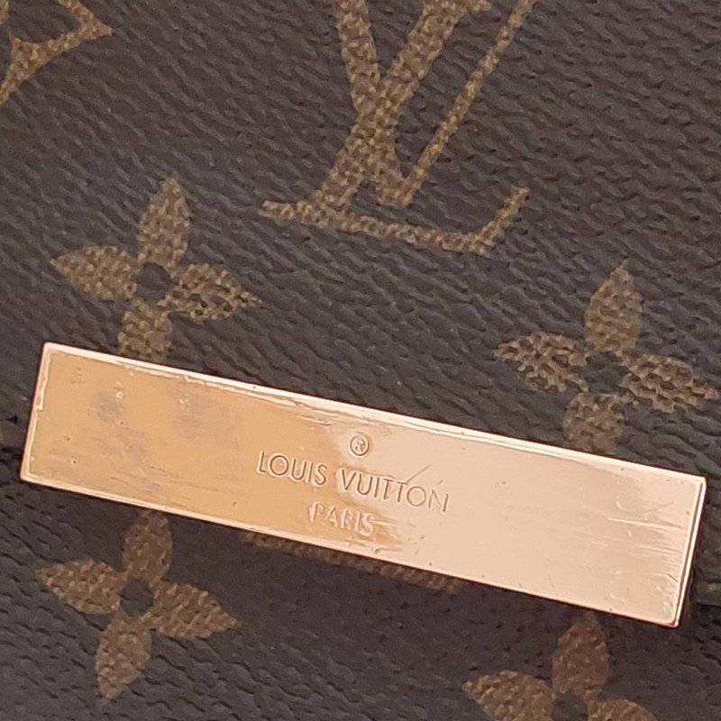 LV 經典老花M40718 🌈現品實拍 🌈 Favorite MM 經典花紋鍊條肩背包 斜背包~二手-82