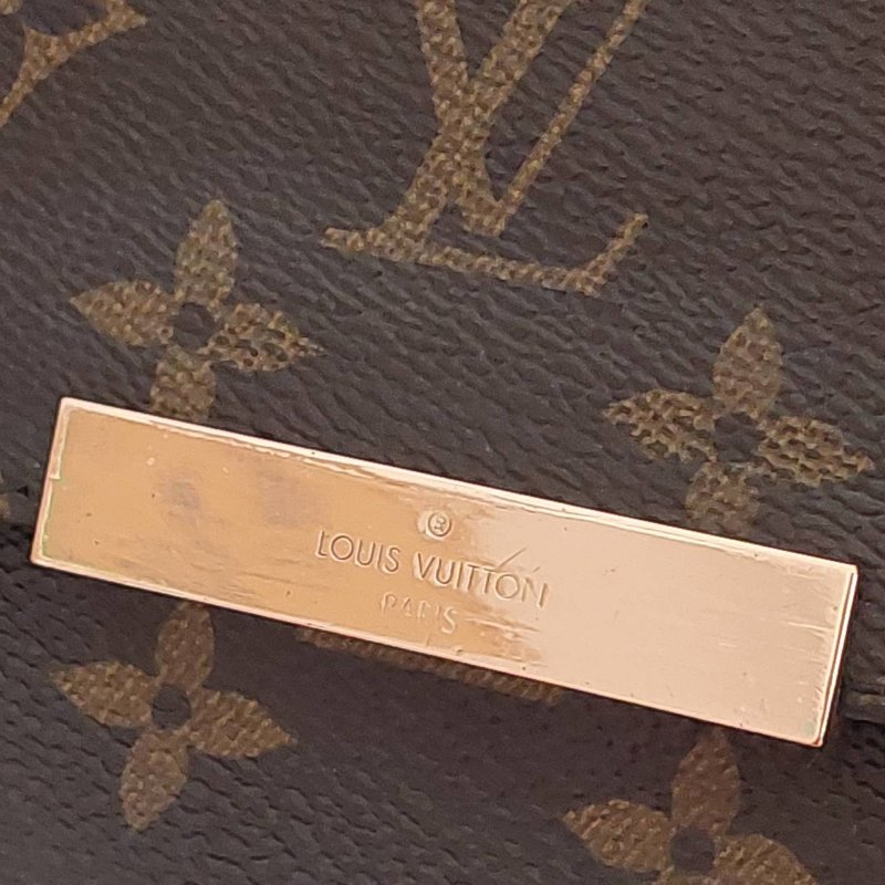 LV 經典老花M40718 🌈現品實拍 🌈 Favorite MM 經典花紋鍊條肩背包 斜背包~二手-83