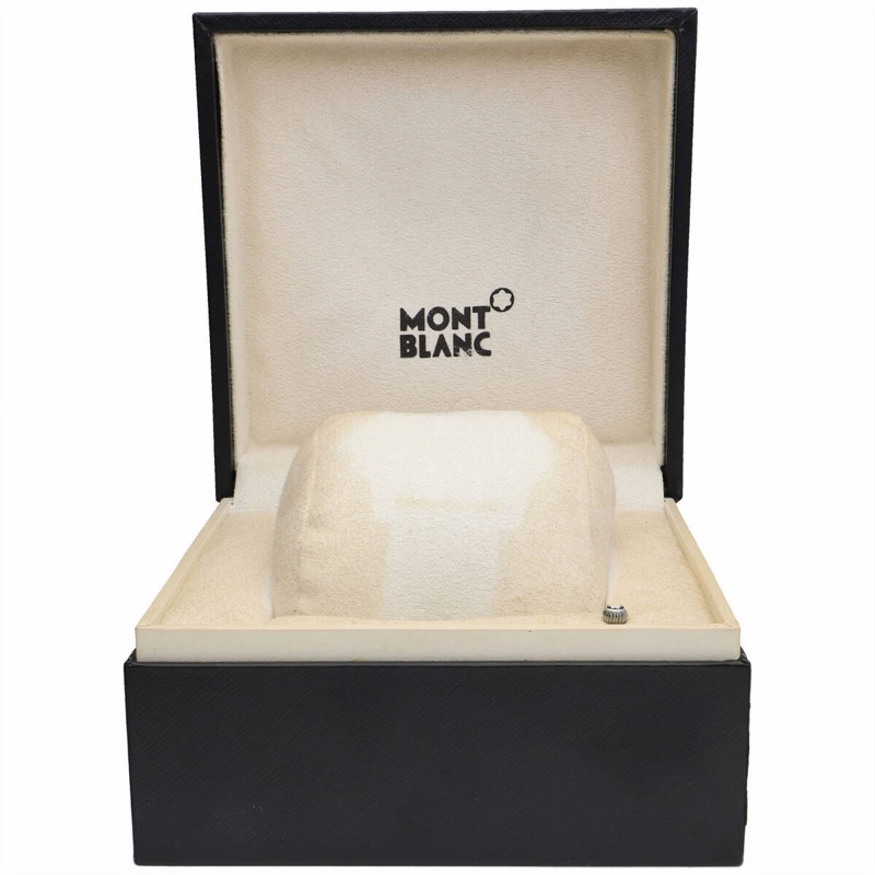 真品 MONTBLANC 萬寶龍 7069 時間行者 銀色錶盤 玫瑰金指針 計時自動上鍊 男士-11